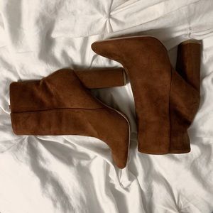 Brown Booties Size 8.5